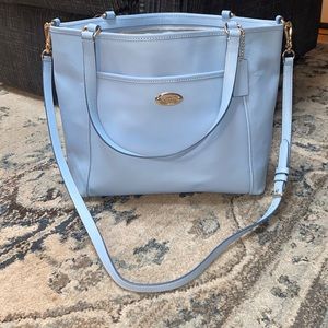 Coach Pale Blue Tote